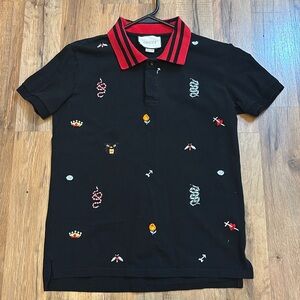 Preowned Gucci kingsnake polo size large